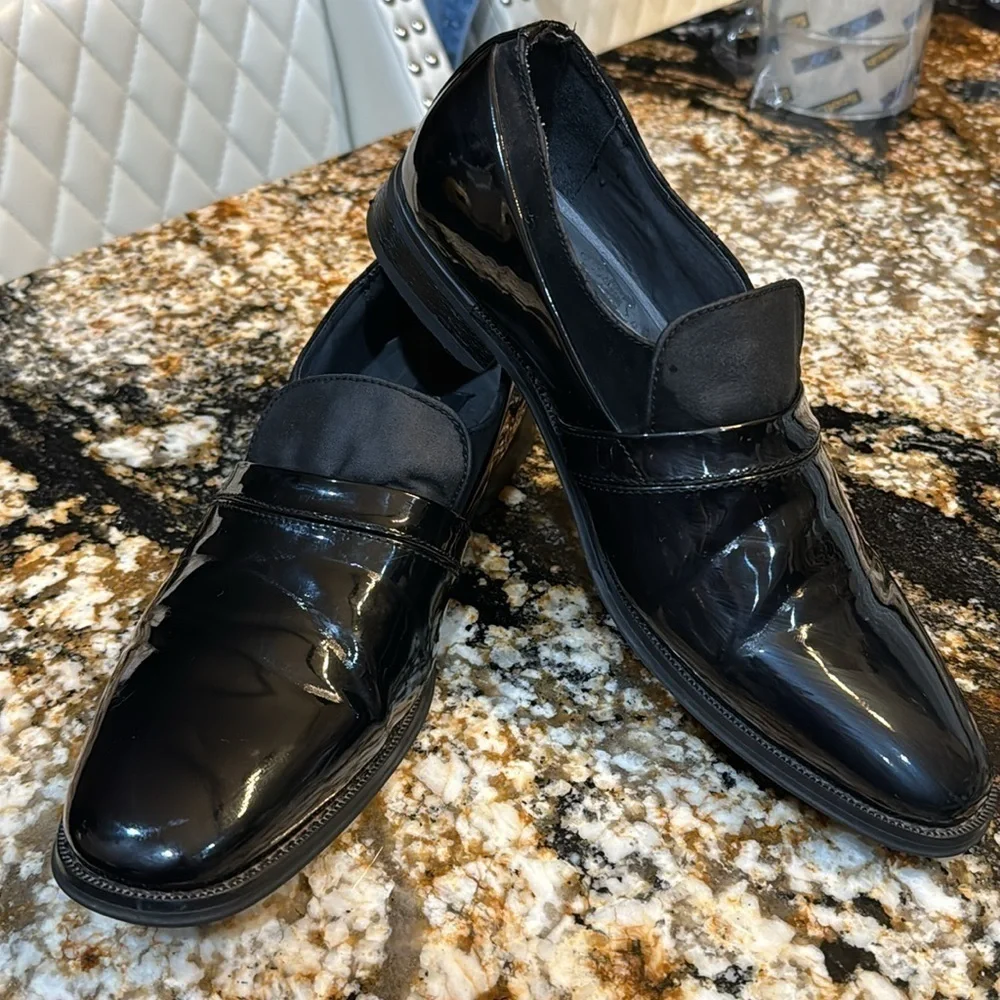 Giorgio Brutini leather patent‎ shoes